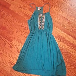 Massimo size m teal dress
